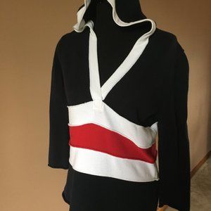 W by Worth Pullover Hooded Cotton Sweater